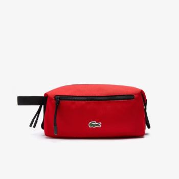 Lacoste Néocroc Canvas Toilet Kit Pánské - Taška Červené | CZ-726s4k